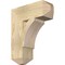 Ekena Millwork Thorton Craftsman Rough Sawn Bracket, Douglas Fir, 6"W x 18"D x 22"H BKT06X18X22THR04RDF - alternate 1